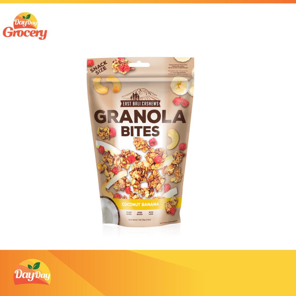 East Bali Cashews Coconut Banana Granola Bites 125g Shopee Malaysia