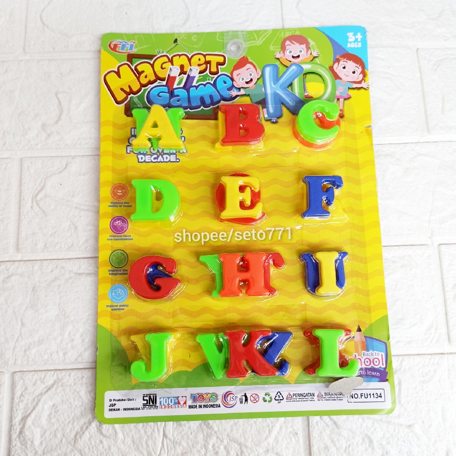 Capital Refrigerator Alphabet letters A Z Shopee