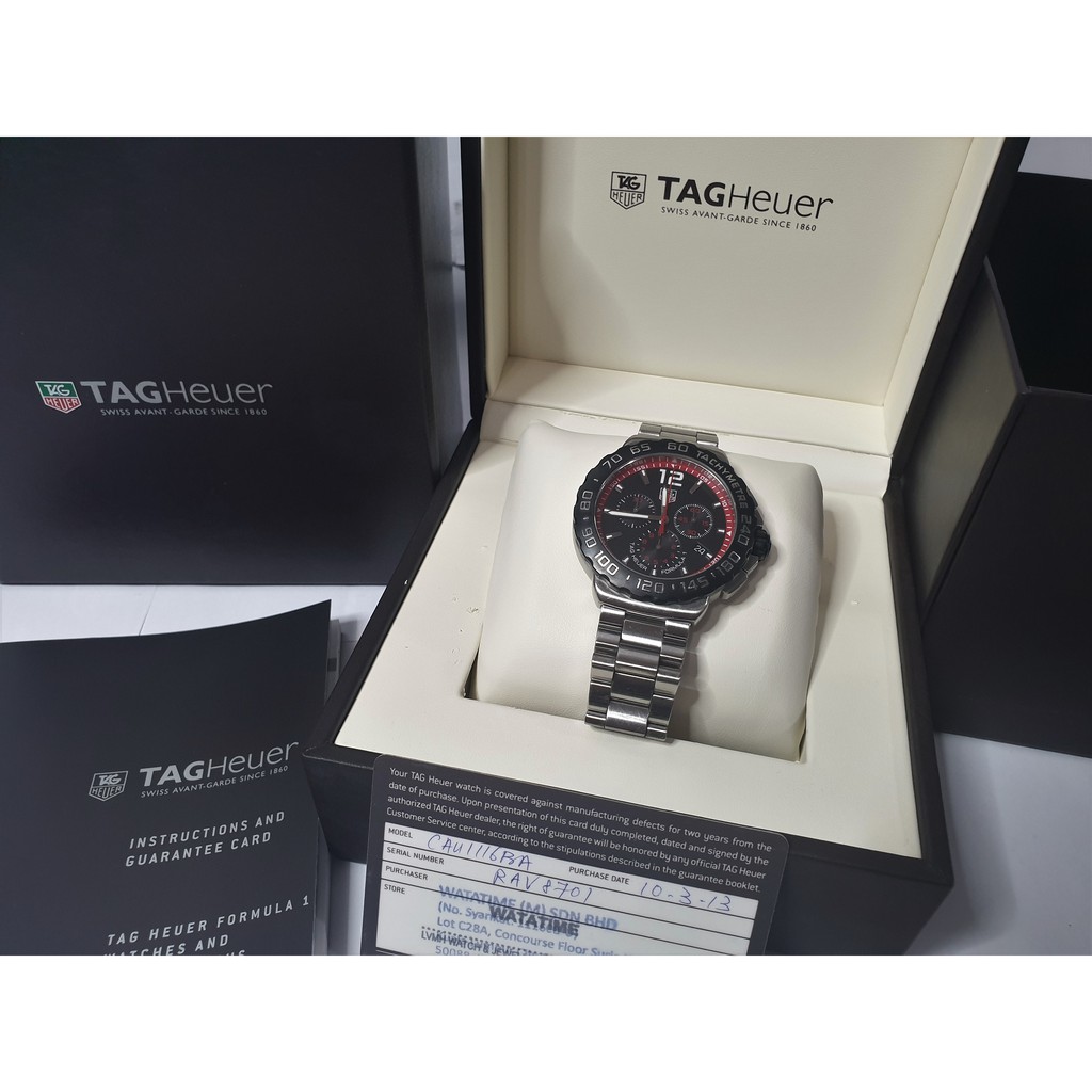 Authentic Watatime Tag Heuer Formula F1 CAU1116.BA Watch Time Piece Shopee Malaysia