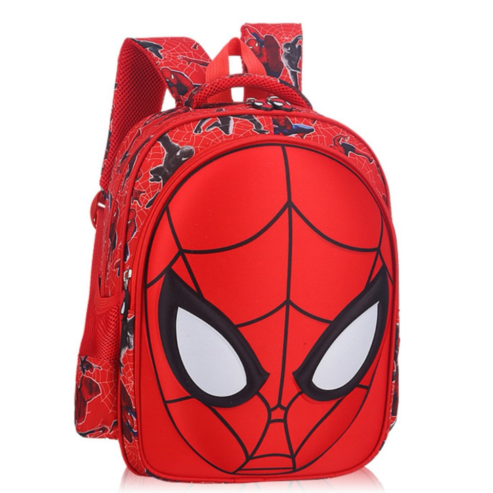 JMALL MOLDED SPM BAG 3D MOLDED FACE Spiderman Kids School Bag Children ...