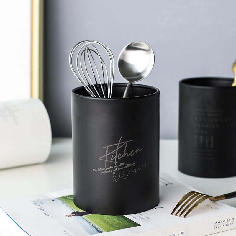 [DEFECT] Utensils Holder - Black (Kitchen) | Shopee Malaysia