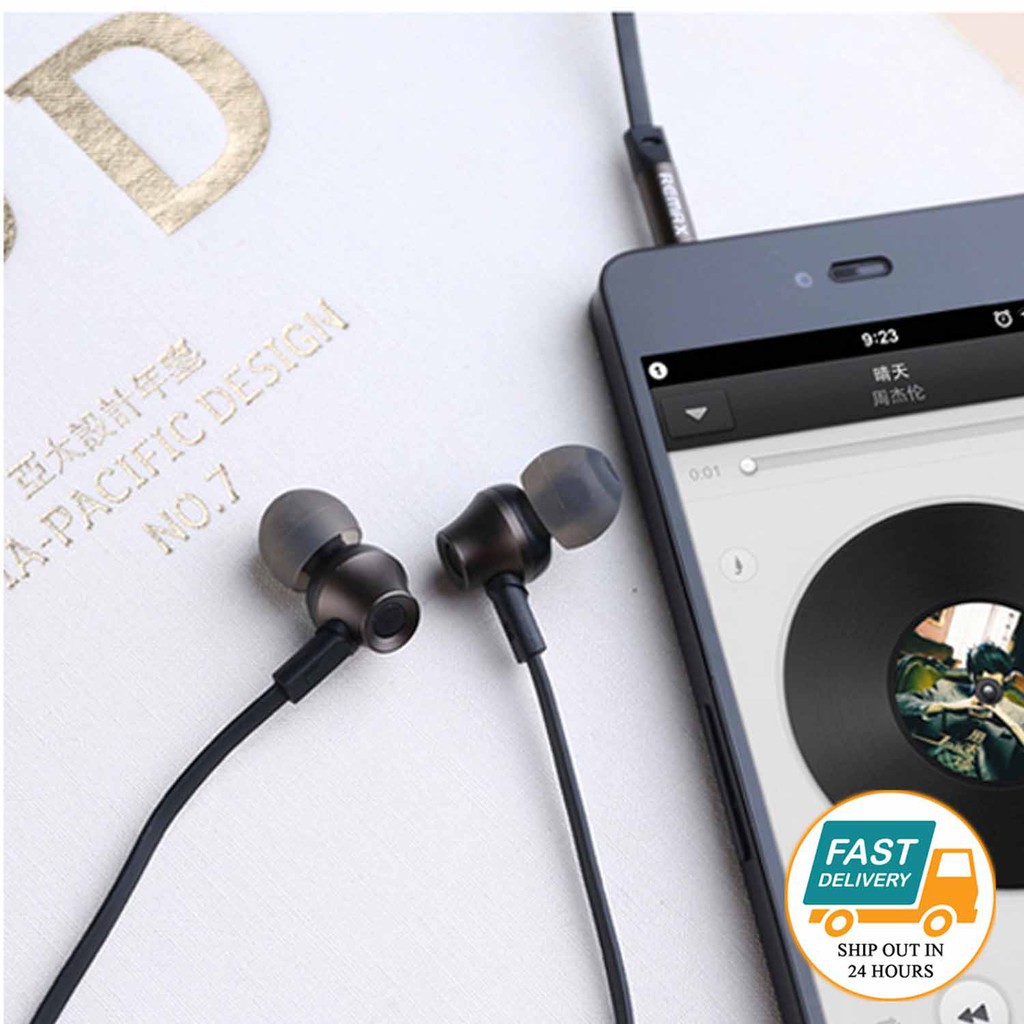 REMAX BASE DRIVEN STEREO EARPHONE RM-610D WITH FANTASTIC STYLE AND ...