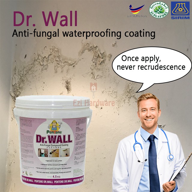 Waterproof Antifungal Coating, Paint/Joint Compound & Putty Filler