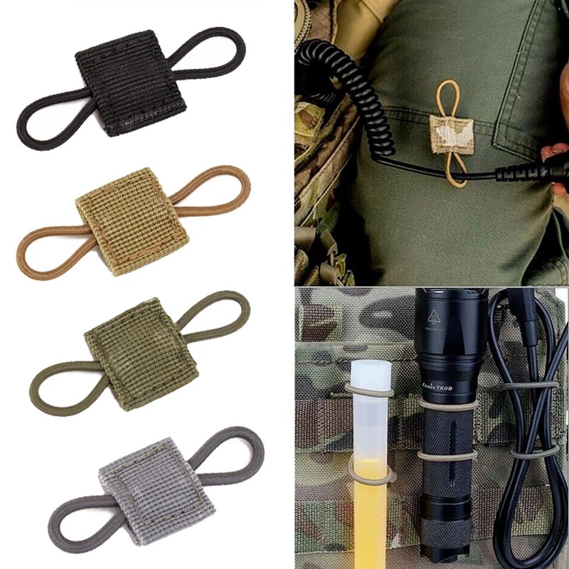 Tactical Backpack Binding Buckle Carabiner Clip / Bags Pouch Clasp Cord