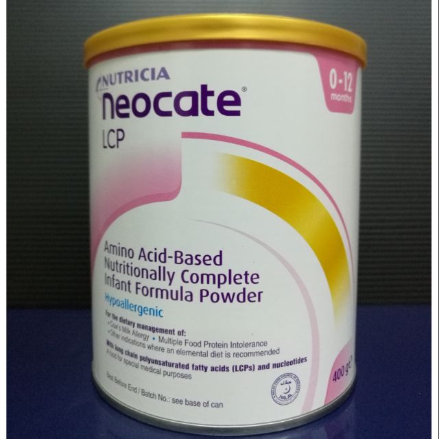 Nutricia Neocate LCP 400gm 0-12 Months EXP 3/27 | Shopee Malaysia