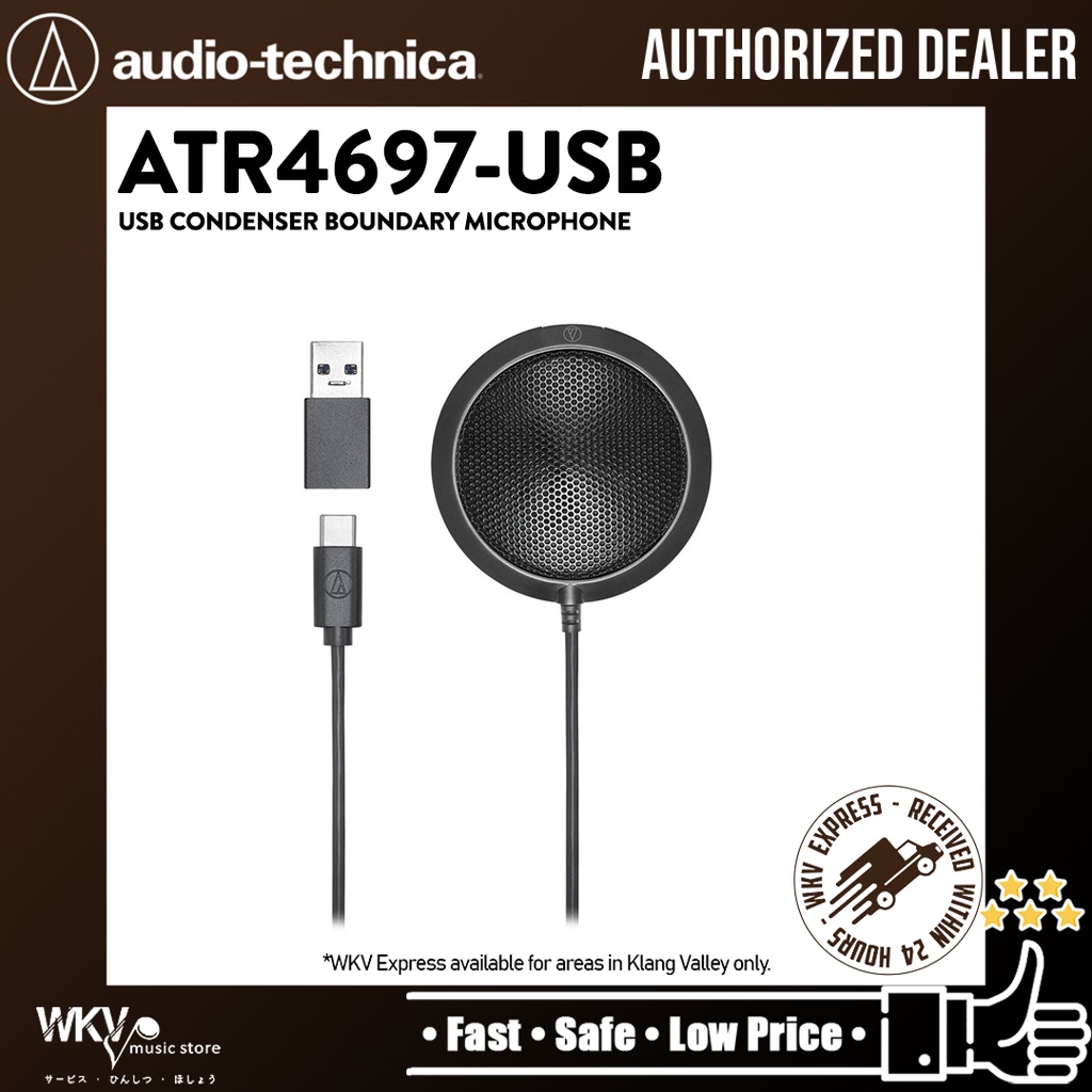 Audio Technica ATR4697USB Omnidirectional Condenser Boundary