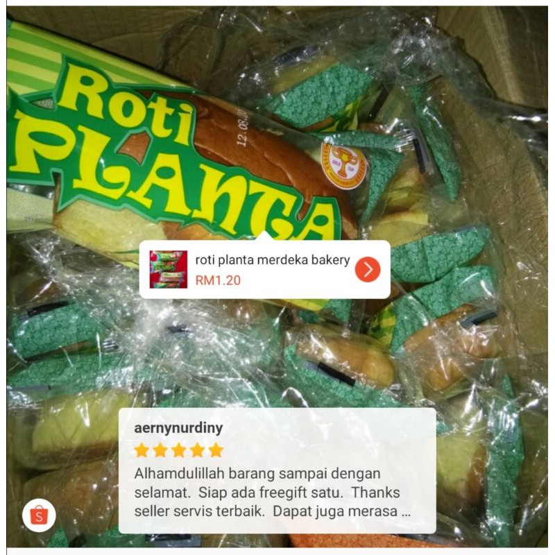 roti planta merdeka bakery | Shopee Malaysia