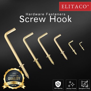 0.79" Screw Eye Hooks Self Tapping Screws Screw-in Hanger