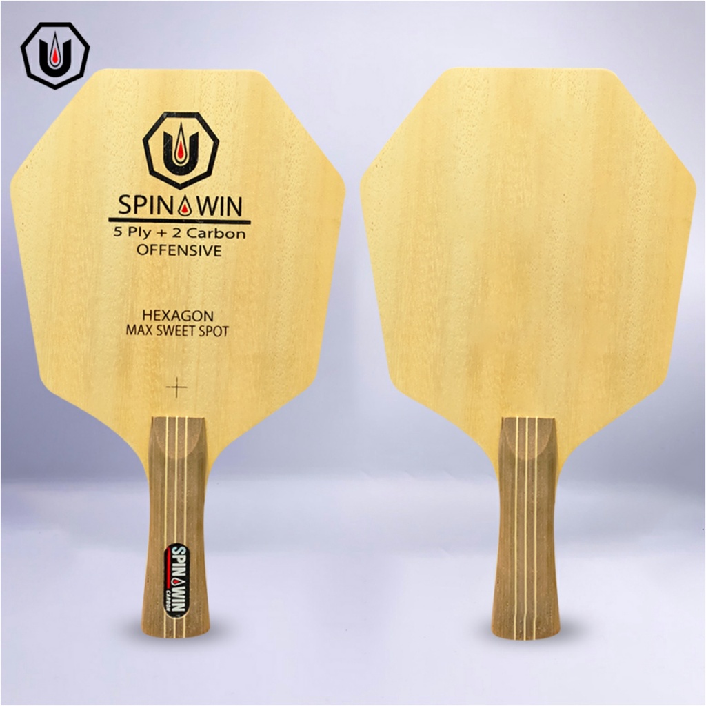 KAYU Spin Win HXG Carbon Cybershape Blade Wood Bet Table Tennis Spin