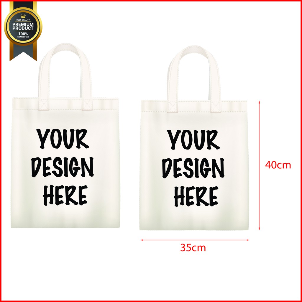 Personalised White Tote Bag Printing Bag Custom Printing Canvas Bag