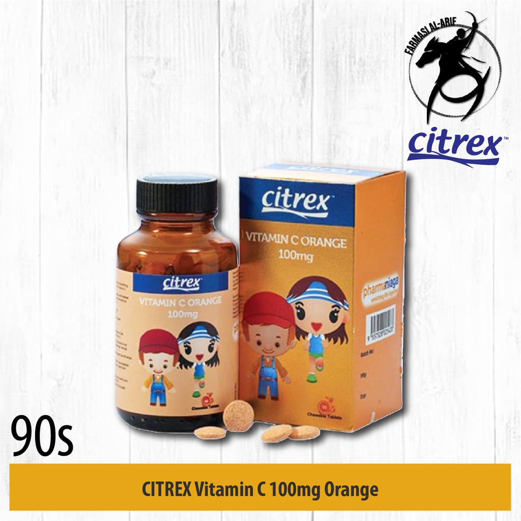 CITREX VITAMIN C 100MG ORANGE 90`S | Shopee Malaysia