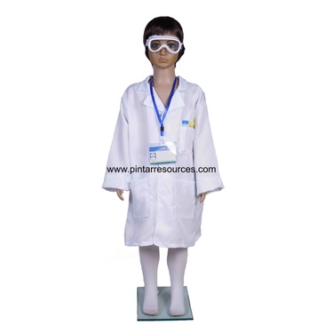READY STOCK Cosplay Children Kids Scientist Occupation Costume Career ...