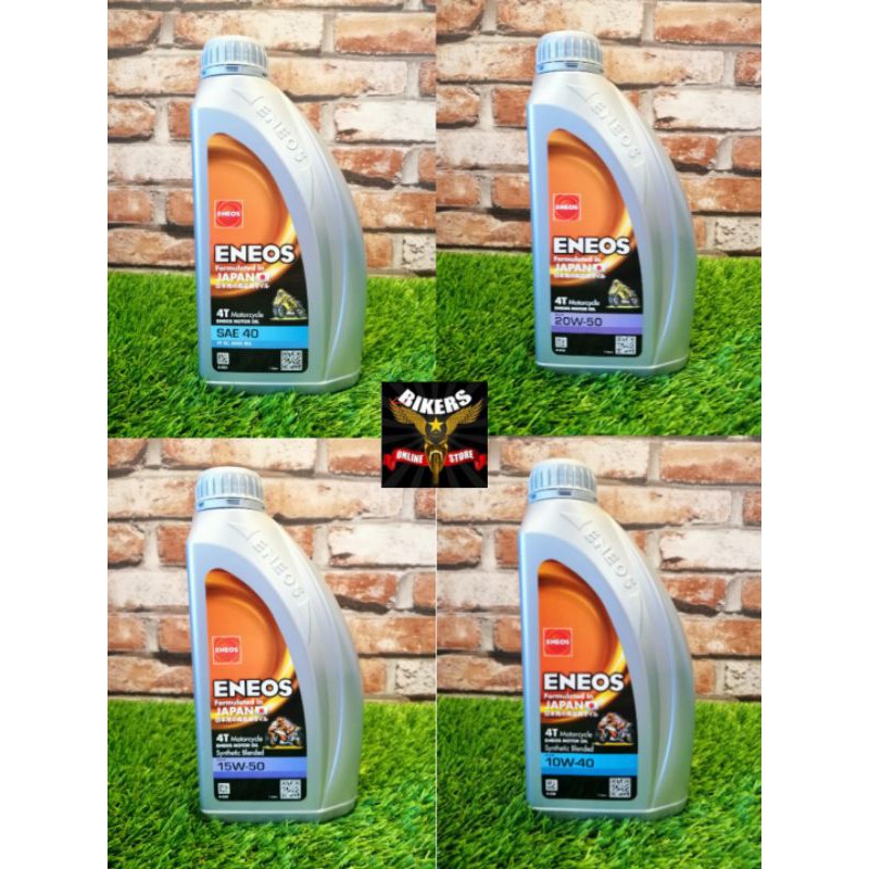 ENEOS MOTOR ENGINE OIL 4T SAE40/20W50/15W50/10W40 Fully Synthetic RW150