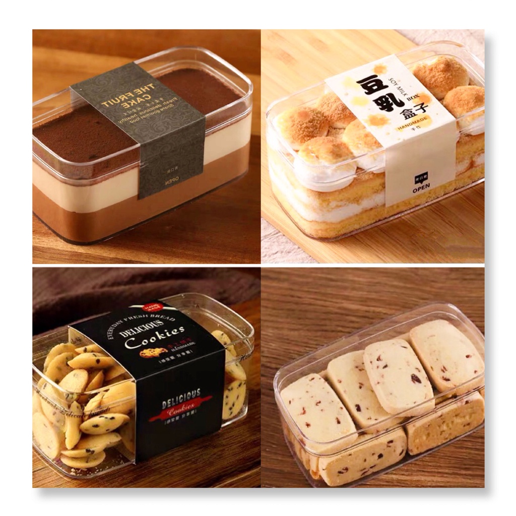Raya biscuits gift box Ready stocks/Tiramisu cakes box/Transparent ...