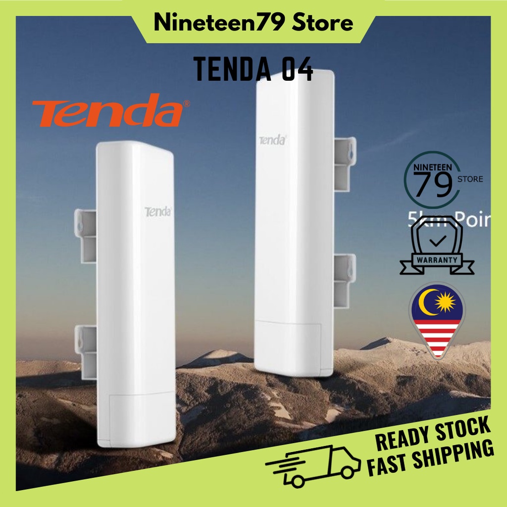 TENDA O4 Router Modem V2 5km Long Distance Wireless AP Outdoor IP64 ...