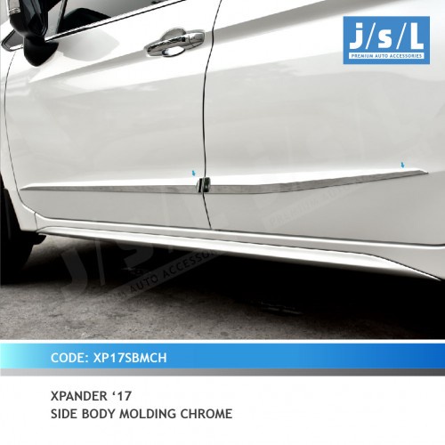 Xpander 2022 2023 2024 JSL List Side Door Side Body Molding Chrome