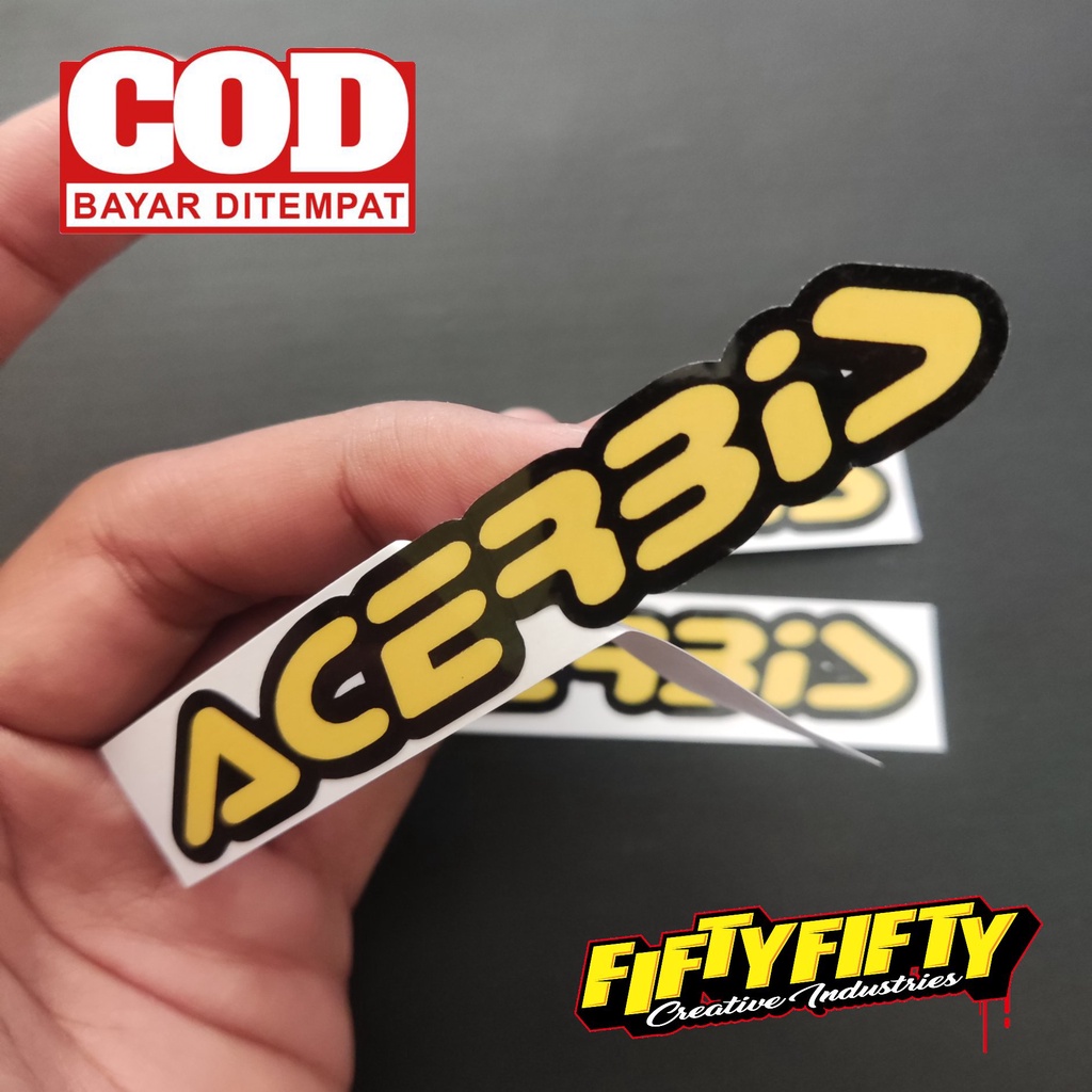 Acerbis Print Cut Sticker Model 01 Glossy Lamination Printing Sticker ...
