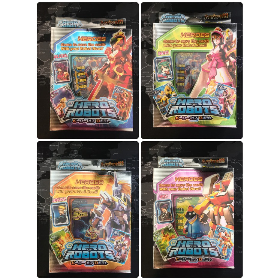 Hero of ROBOTS cards ver.1 contains 30 cards (price/box) | Shopee Malaysia