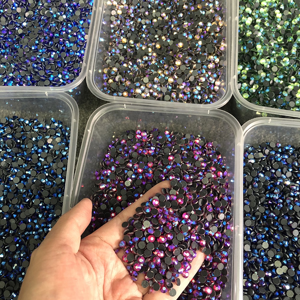 1440pcs DMC SS20 5mm Batu Crystal AB Hotfix Stones Hot Fix Rhinestone ...