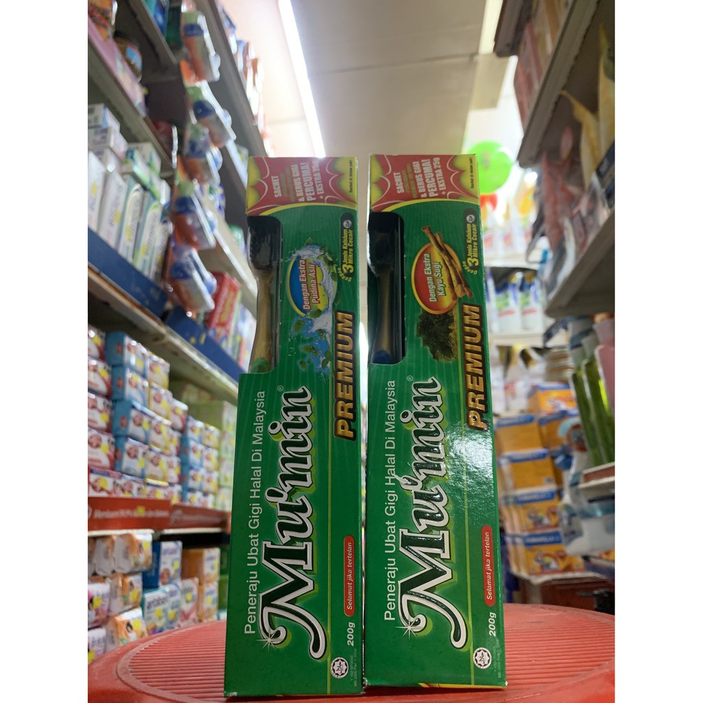 Mu'min Halal Toothpaste *Percuma Berus Gigi (Pudina Asli/Kayu Sugi ...