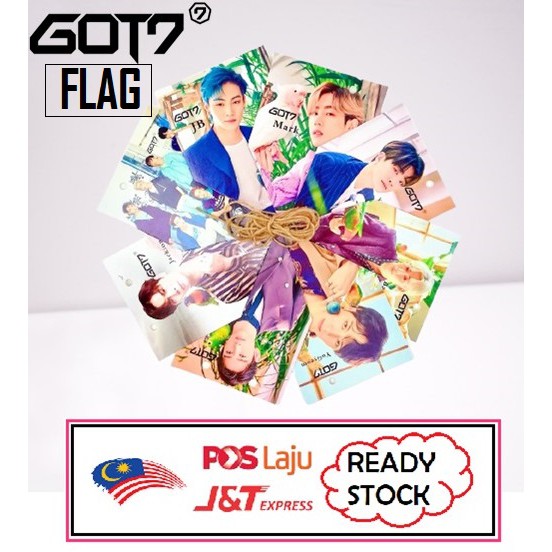 GOT7 FLAG POSTER SET. WALL POSTER FLAG. WALL BANNER. GOT7 KPOP ITEMS ...