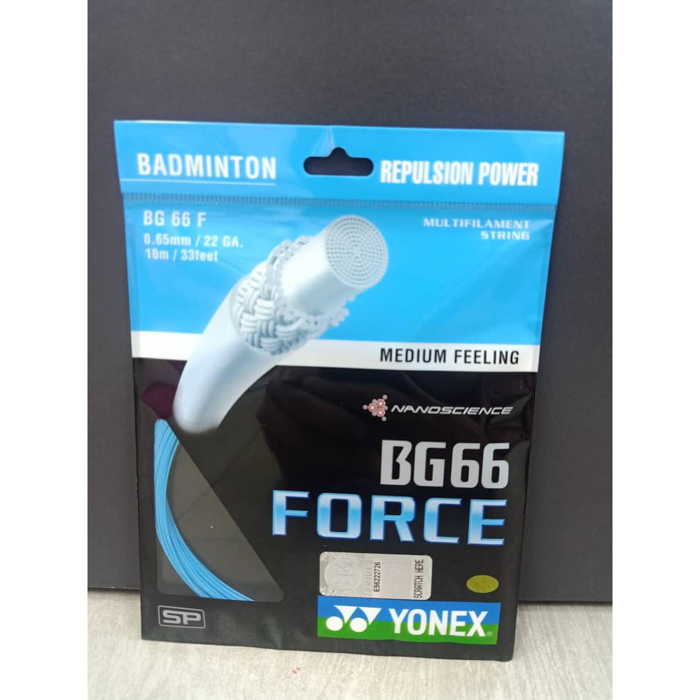 !!Ready Stock!! Yonex BG66 Force Badminton String 100% Original ...