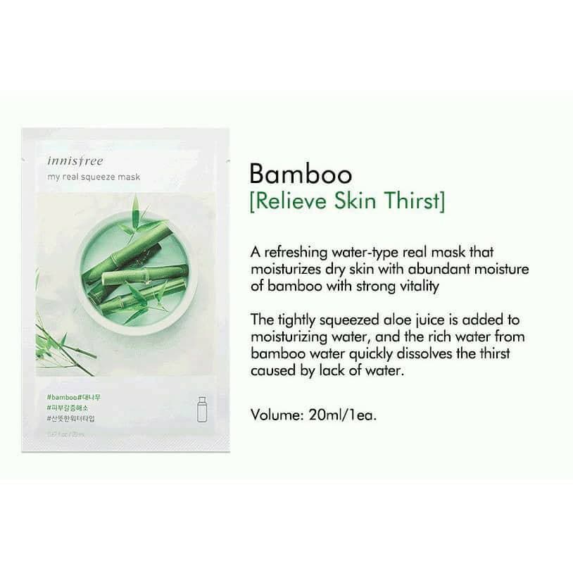 (MARCH 2023 EXPIRED) Innisfree Korea Face Mask Sheet Natural Essence