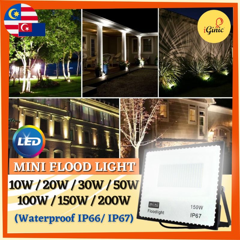 [QUALITY👍] LED MINI FLOOD LIGHT IP66/IP67 Waterproof Outdoor Mini ...