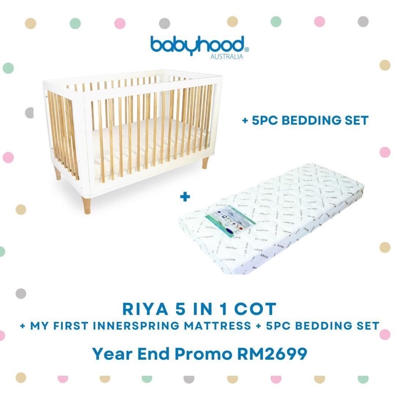 Babyhood riya outlet cot