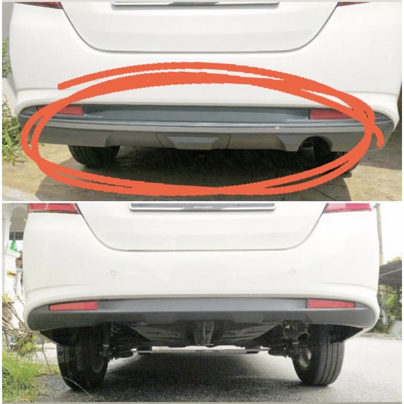 [Ready Stock]Perodua Bezza Rear Bumper Diffuser | Shopee Malaysia
