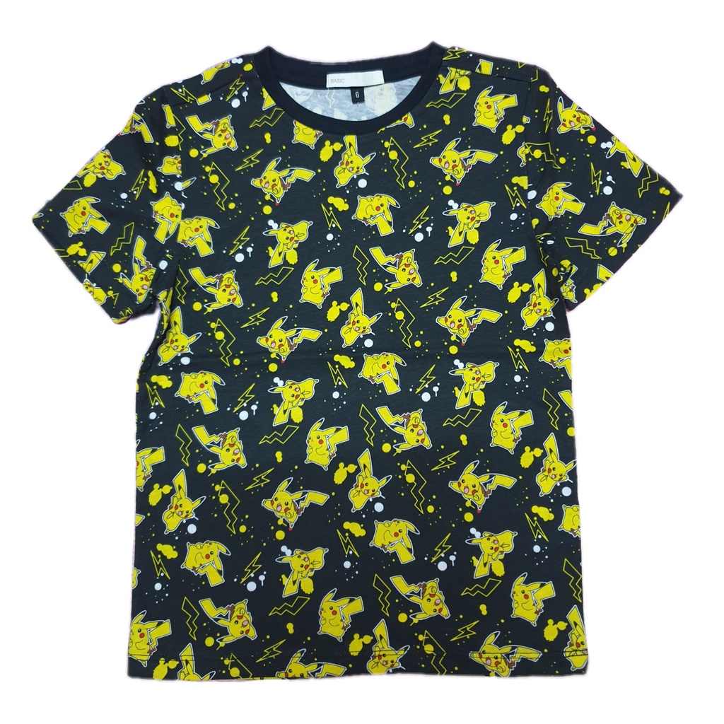 🔥(NEW STOCK)🔥🔥🔥HM Tshirt Pikachu For kids Unisex 2-6 years (Baju Tshirt ...