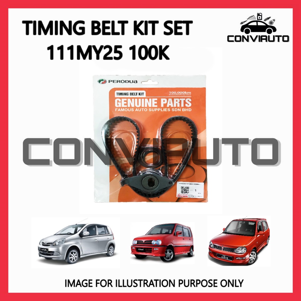 ORIGINAL PERODUA KELISA KENARI VIVA 100,000KM TIMING KIT (13500-00R01 ...