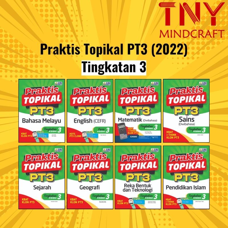 Somy Buku Latihan Topikal 2022 Praktis Topikal Pt3 Kssm Tingkatan 3 Ilmu Bakti Shopee 