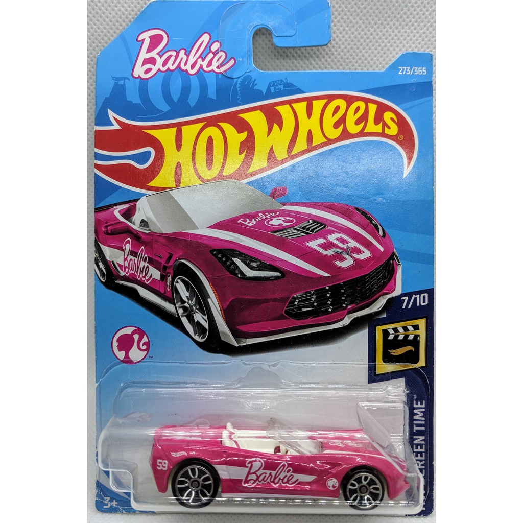 Hot Wheels Barbie '14 Corvette Stingray 273/365 | Shopee Malaysia