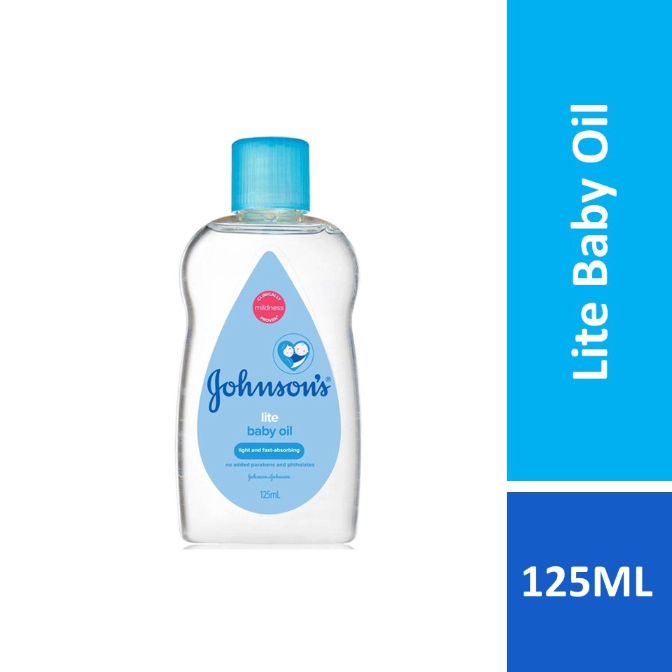 Johnson's Baby Oil Lite 125ml | Shopee Malaysia