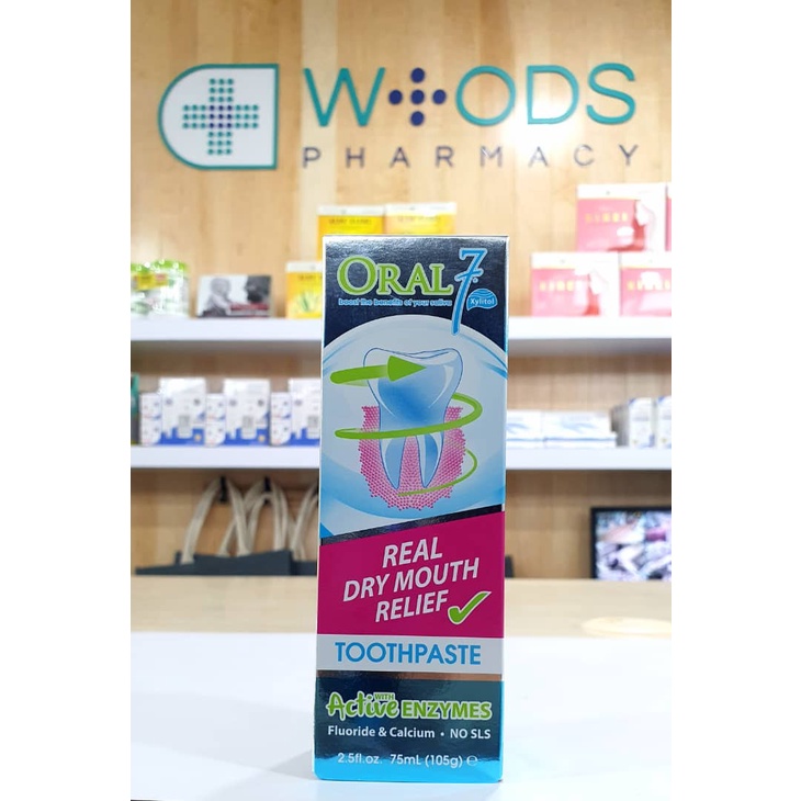 WOODS PHARMACY ORAL 7 MOISTURIZING TOOTHPASTE 105 G | Shopee Malaysia