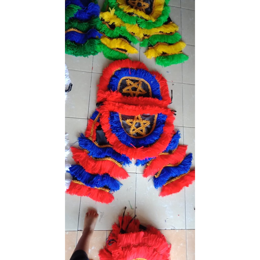 Barong pants in red