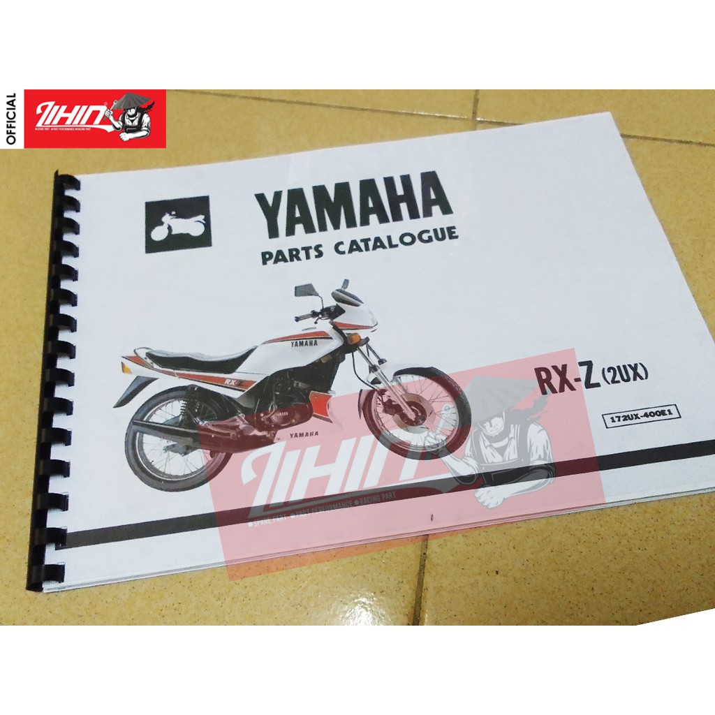 Yamaha RXZ 5 Speed (2UX) Buku Part Catalogue | Shopee Malaysia