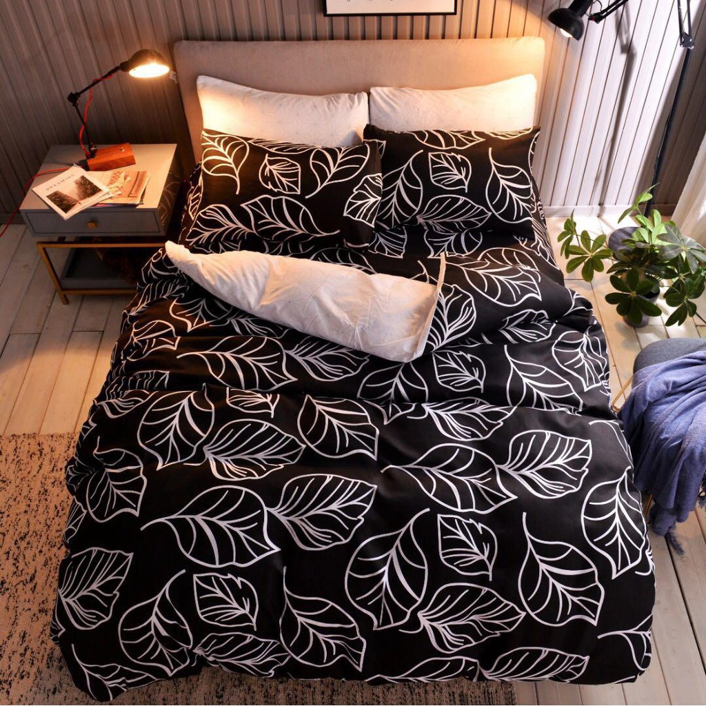 B.S.B BEDSHEET 4-IN-1 KING-4-IN-1 QUEEN-2-IN-1 SINGLE CADAR | Shopee ...