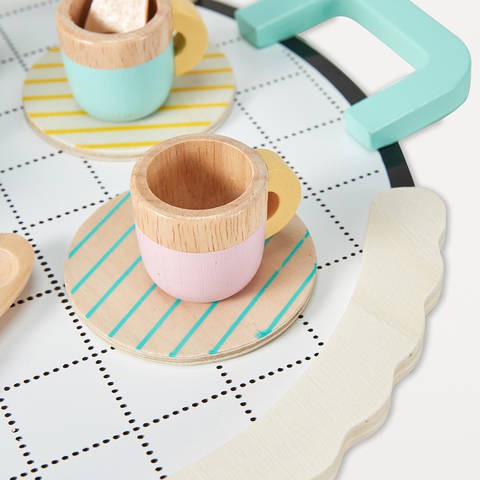 KMART Wooden Tea Set Shopee Malaysia