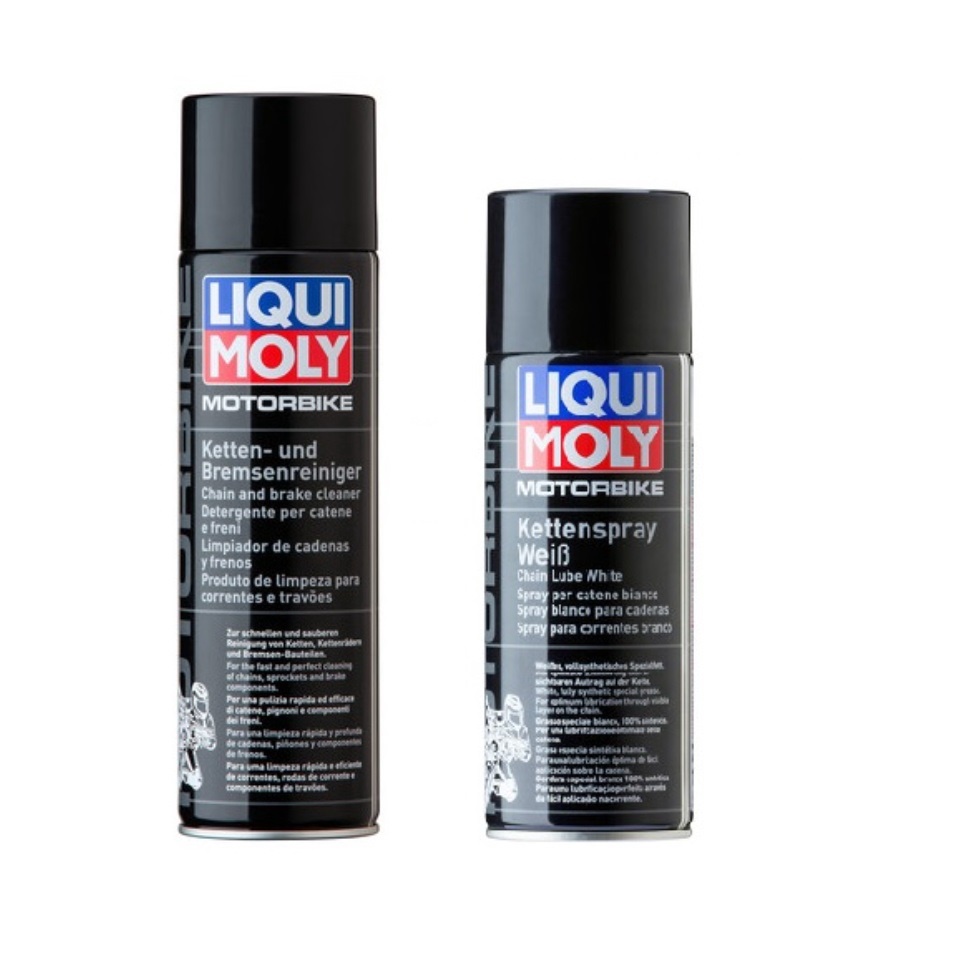 Liqui Moly Chain Lube White chain/Oring/Xring superbike / Package Set