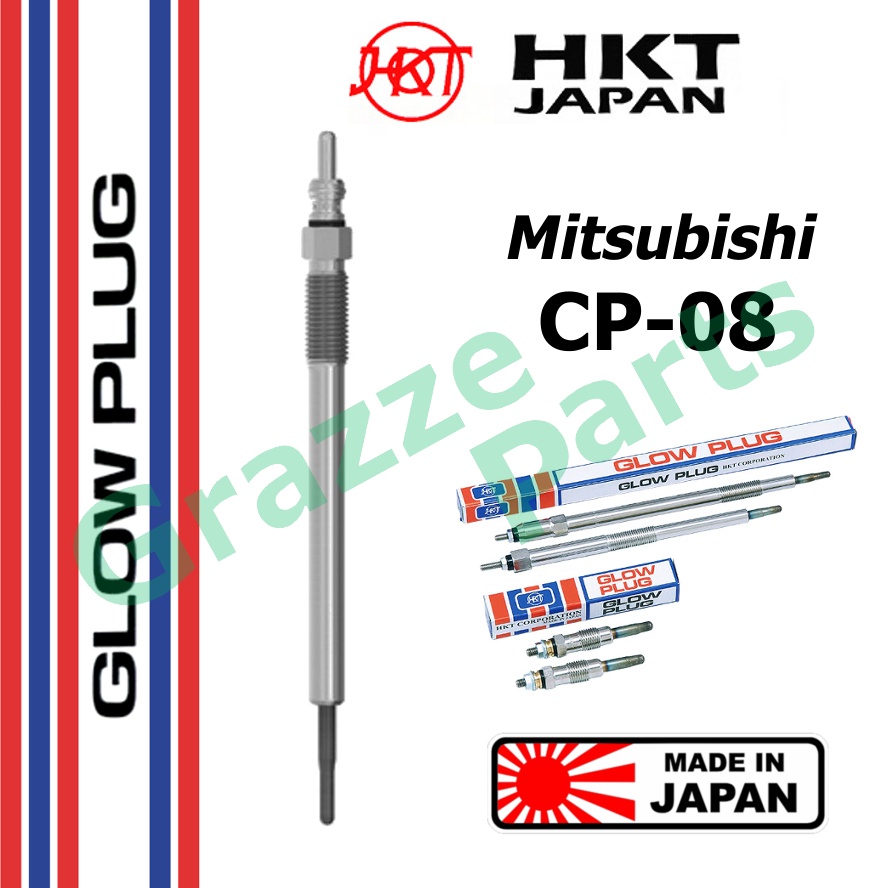 HKT 100 Made In Japan Heater Glow Plug CP08 / 1820A019 Mitsubishi