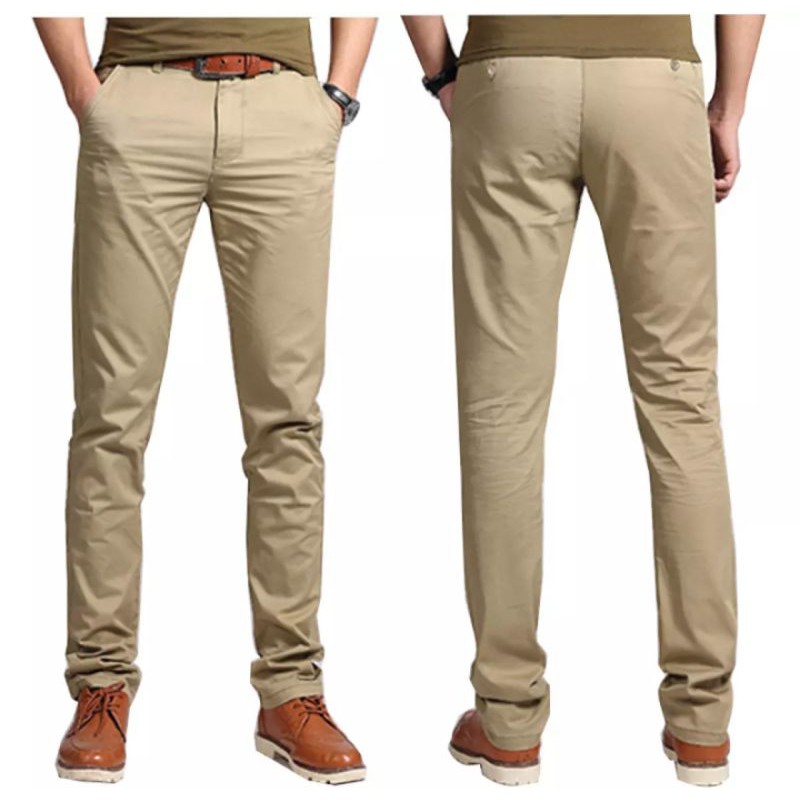 seluar slack lelaki mens casual/office Chinos pant slimfit seluar ...