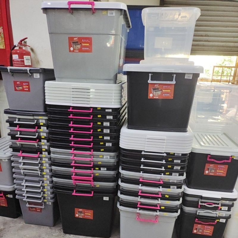 Century 7990bc Storage Box with Wheels 115L Century 80L Storage Box ...