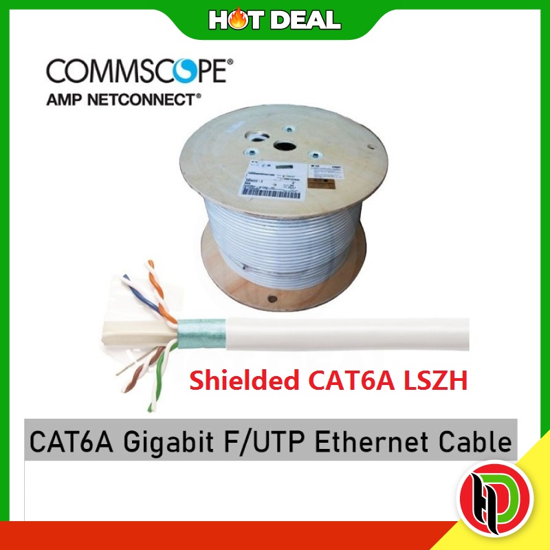 (305m) Commscope CS44Z3 Shielded CAT6a LSZH DATA Cable - Commscope ...