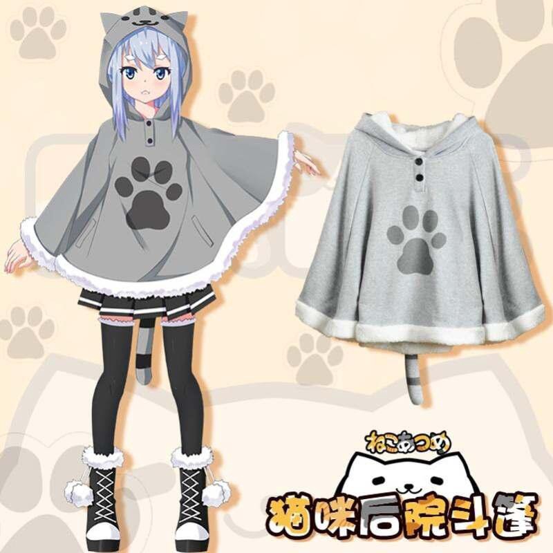 Anime hot sale neko hoodie