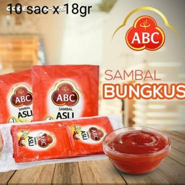 Abc Sambal Sauce Abc Sauce Per Sachet Original Abc Sambal Sachet 18gr