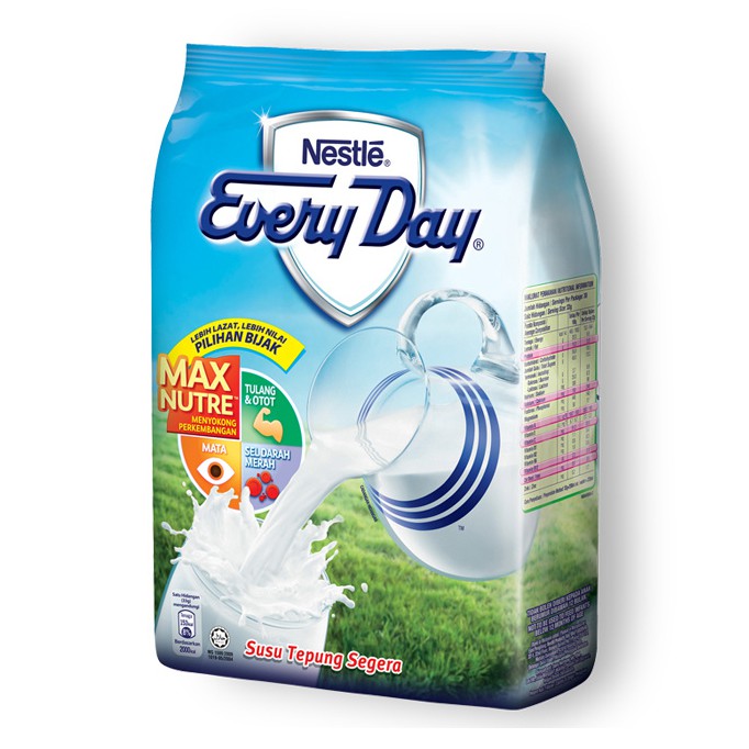 Nestle Everyday Full Cream Milk Powder 900g Shopee Malaysia