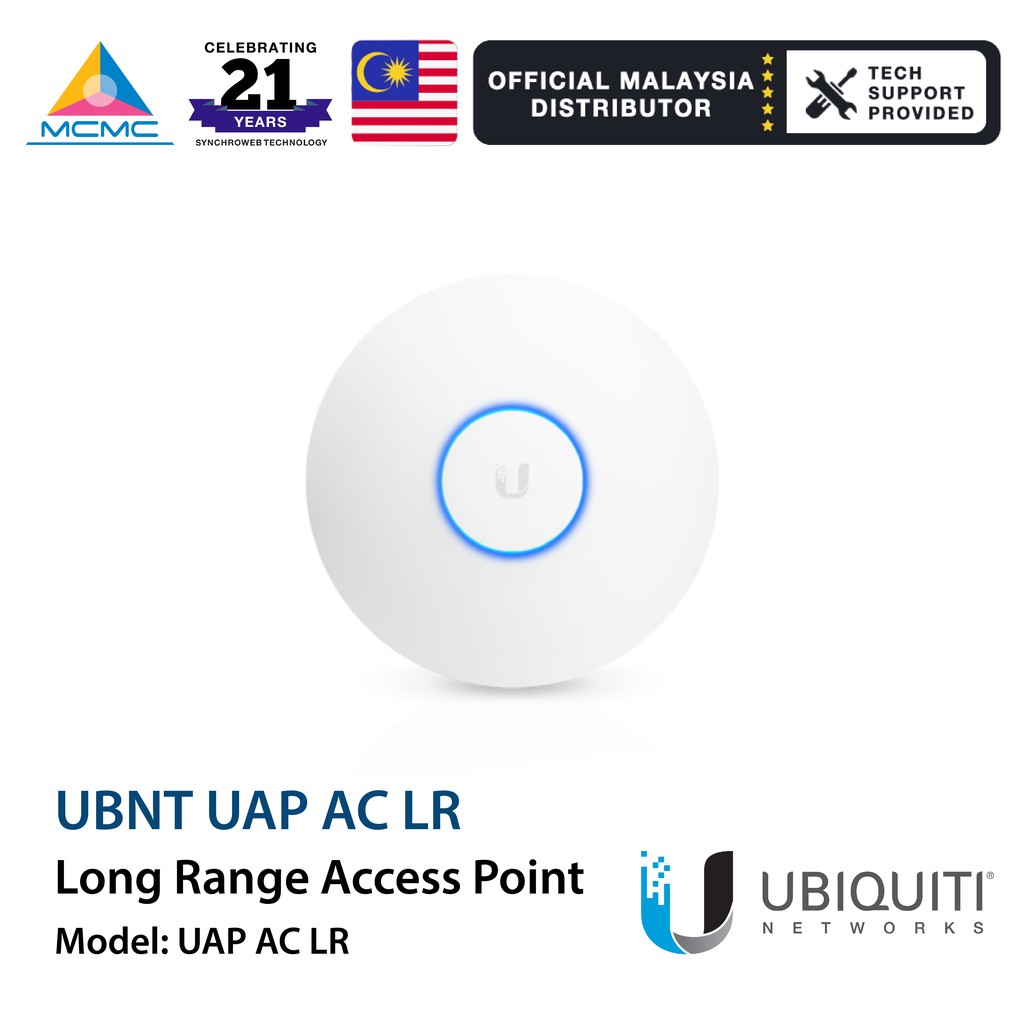 UBNT UAP AC LR - Ceiling-mounted WiFi 5 AP with 5 spatial streams and ...