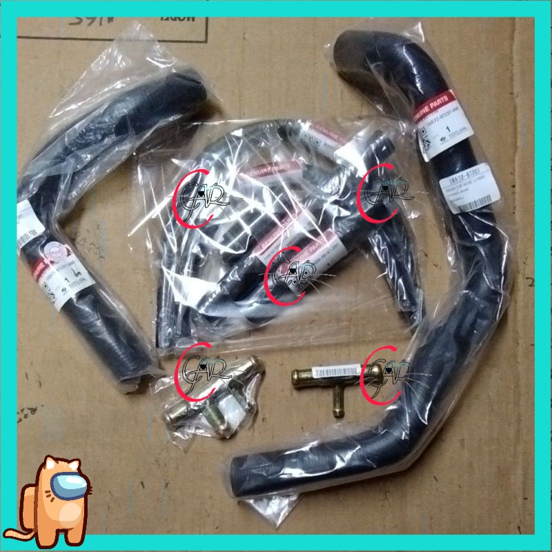 RADIATOR HOSE (SET) (ORIGINAL) PERODUA KANCIL 660 850 SET) BY PASS HOSE WATER HOSE